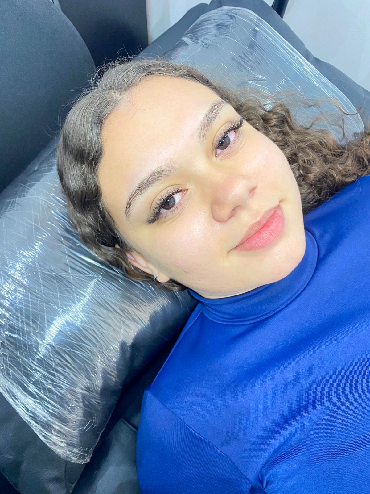 Exemplo de alongamento de cílios 2